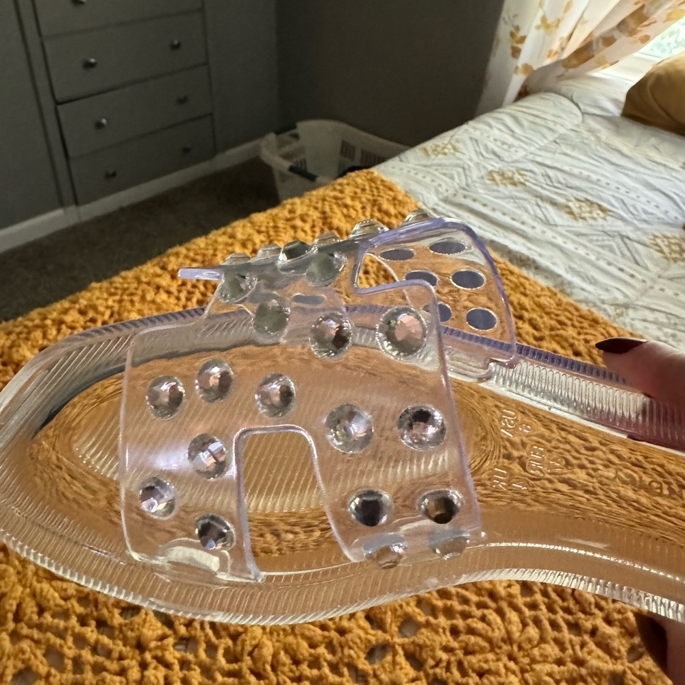 New Jelly Sandals with Rhinestones !
